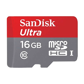 کارت حافظه microSDHC سن دیسک مدل Ultra کلاس 10 استاندارد UHS-I سرعت 80MBps  ظرفیت 16 گیگابایت